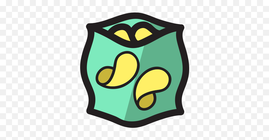 Potato Chips Icon At Getdrawings - Cartoon Potato Chips Png Emoji,Potato Chip Emoji