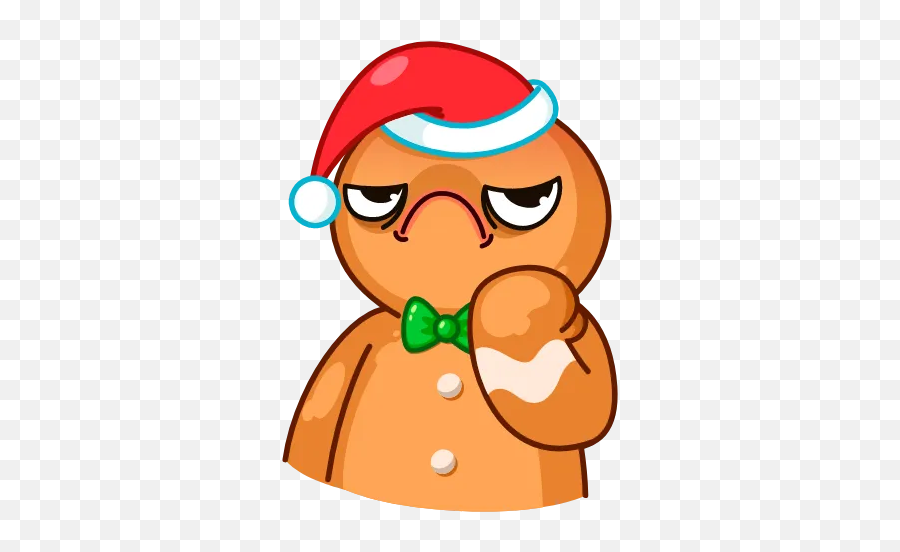 Christmas Stickers For Whatsapp Page 2 - Stickers Cloud Cartoon Emoji,Gingerbread Man Emoji