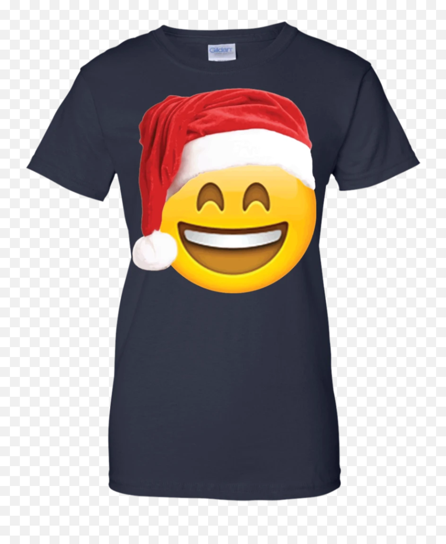 Emoji Christmas Shirt Smiley Face Santa Hat Family Set - Christmas,Hat Emoticon