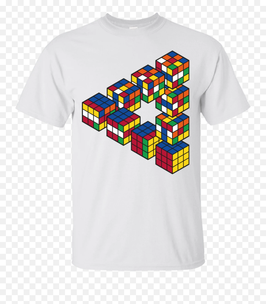 Rubiks Cube Penrose Triangle T - Rubiks Cube T Shirt Emoji,Emoji Sweater Amazon