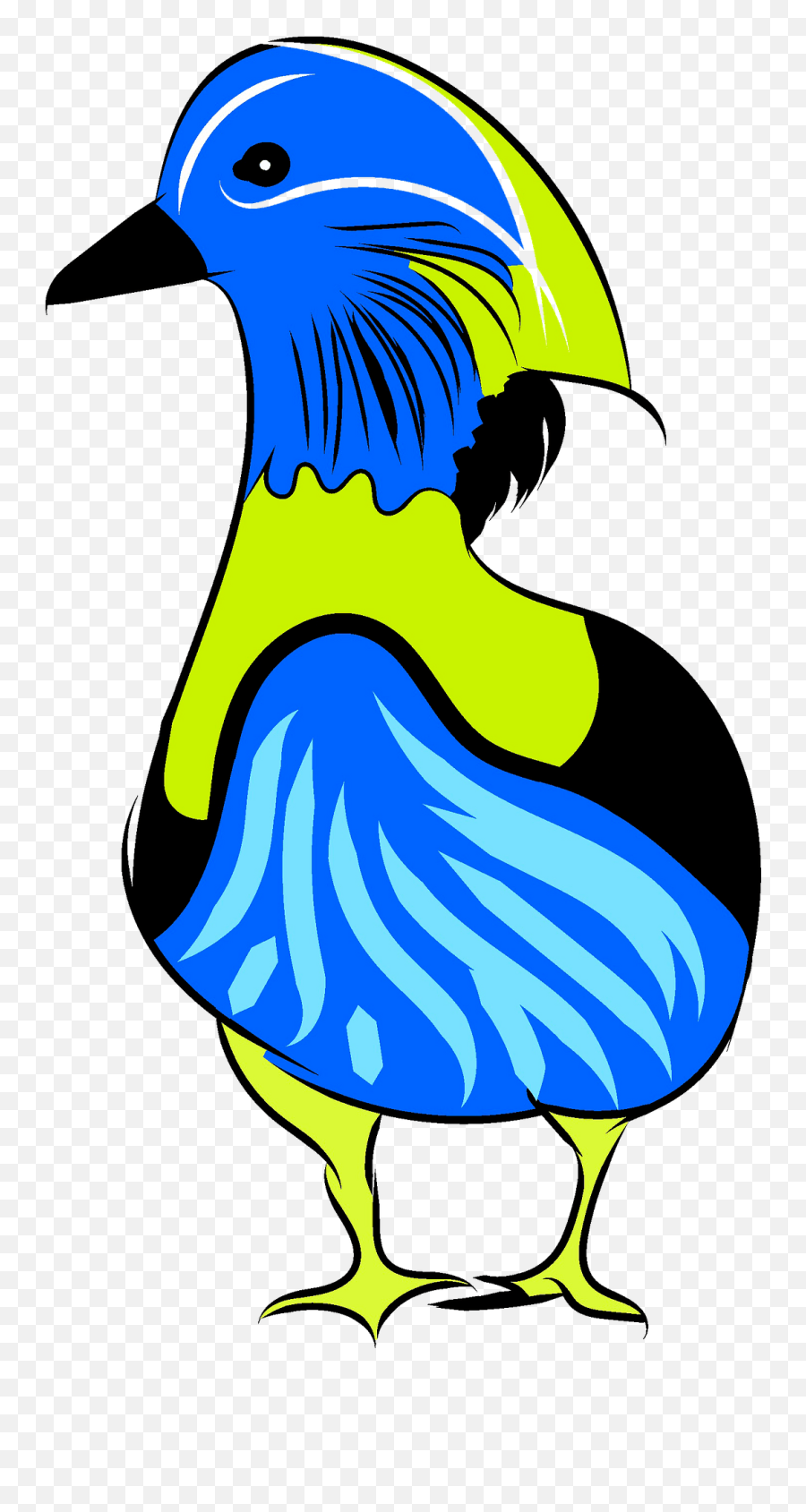 Blue - Passerine Emoji,Rubber Duck Emoji