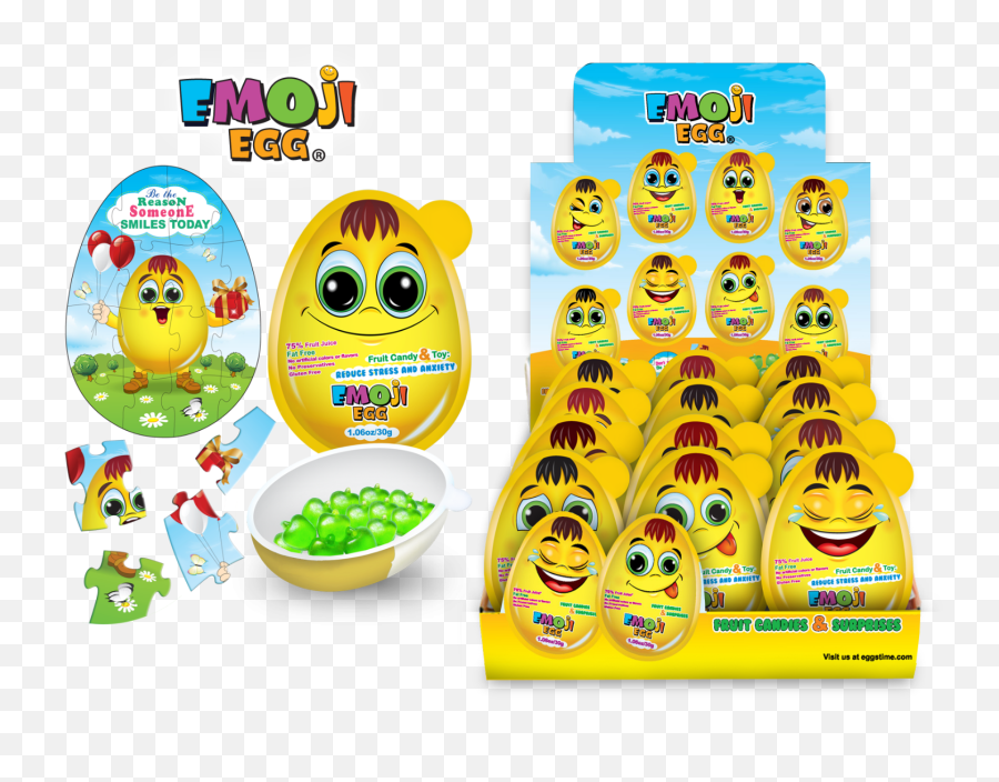 Emoji Egg Giant With Surprises Pack Of - Happy,Giant Emoji