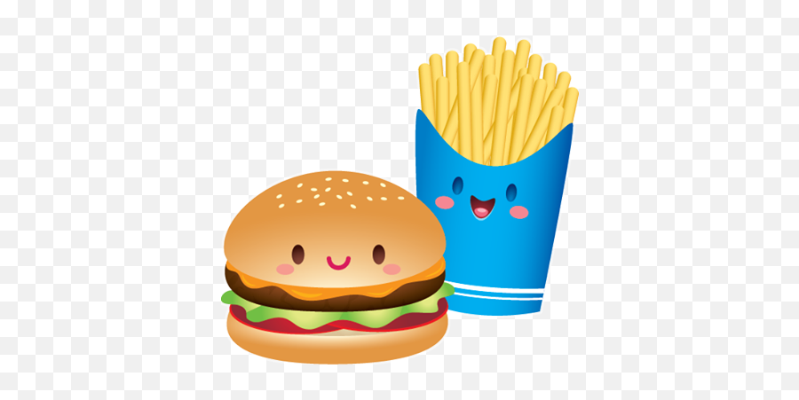 Facebook Messenger Happy - Golucky Sticker 5 Free Download Animadas Imagenes De Comida Emoji,Hamburger Emojis