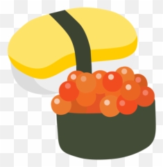 Sushi Emoji - Emoticon Png