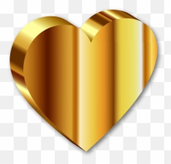 Gold Heart Transparent Png Clipart Free Download - Heart Of Gold Png Emoji,Golden Heart Emoji
