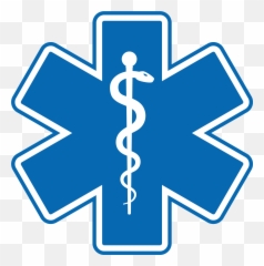 Ems Symbol - Medical Icon Flat Clipart Full Size Emoji