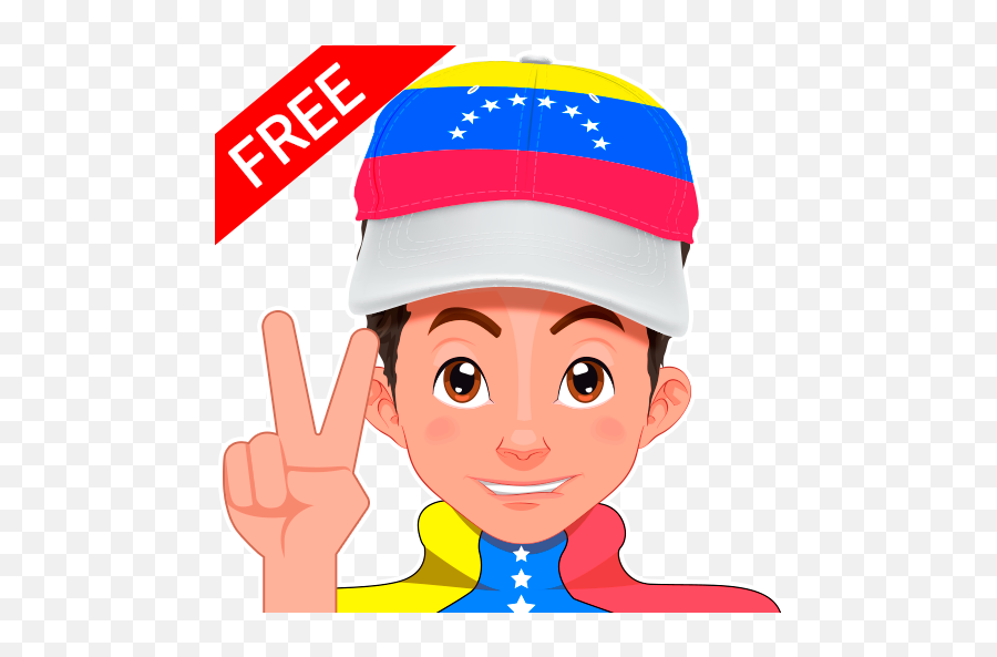 Chico Venezolano - Venezolano Sticker Emoji,Bandera De Venezuela Emoji