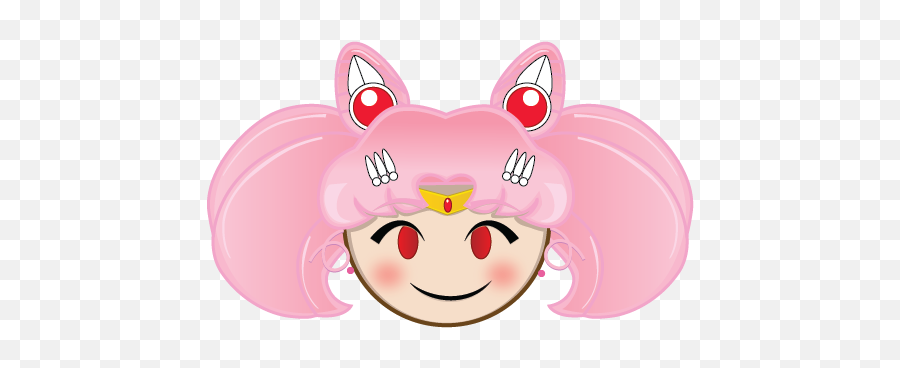 Chibi Moon Emoji - Emojis De Sailor Moon,Moon Emoji