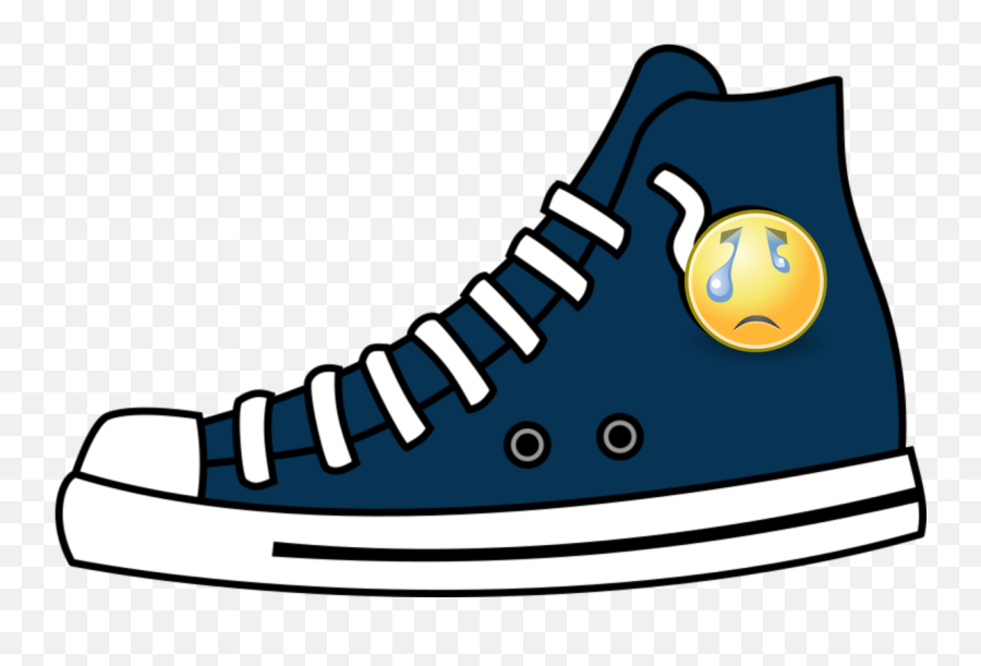 Electric Blue Art Plimsoll Shoe Png Clipart - Transparent Cartoon Shoe Png Emoji,Shoe Emoji