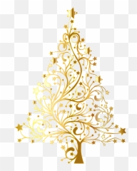 Clipart Snowman Gold Transparent - Christmas Tree Vector Emoji