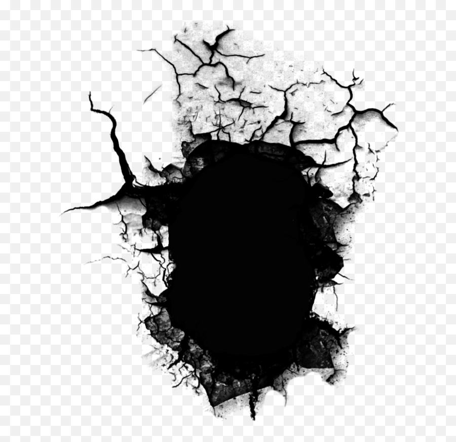 Cracked Cracks Hole Earthquake Broken - Cracked Hole Png Emoji,Earthquake Emoji