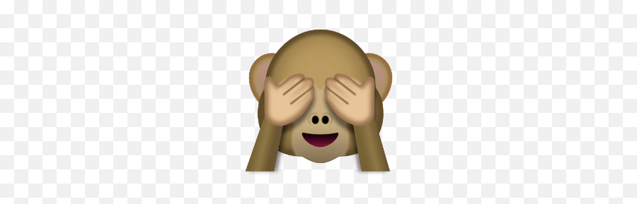 Monkey Emoji Emojis - Emoji Mono Ojos Tapados,Monkey Emoji