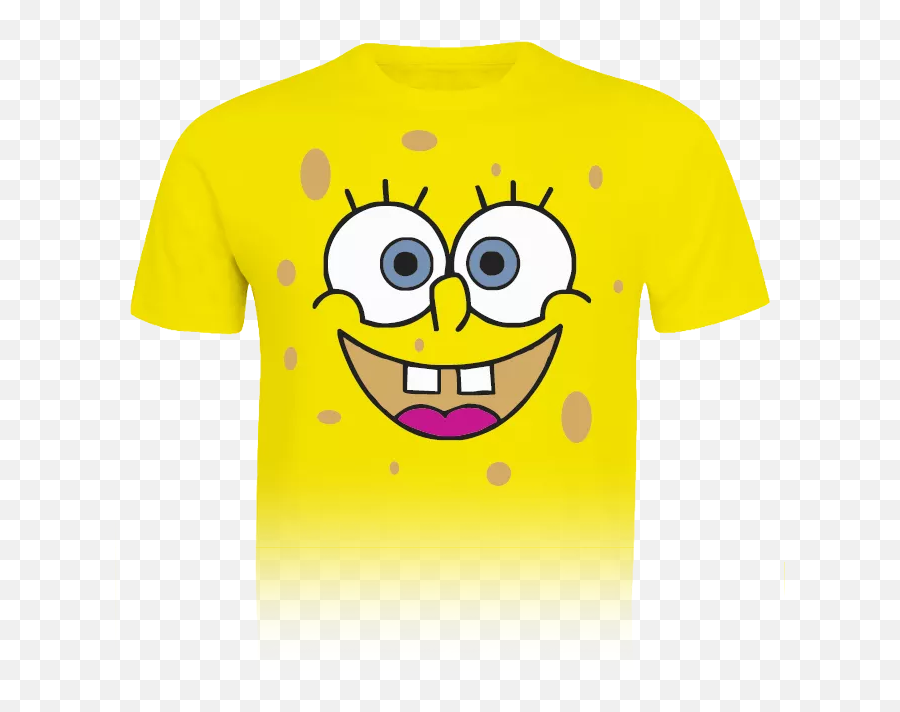 Print - Spongebob Emoji,Emoticons Shirt