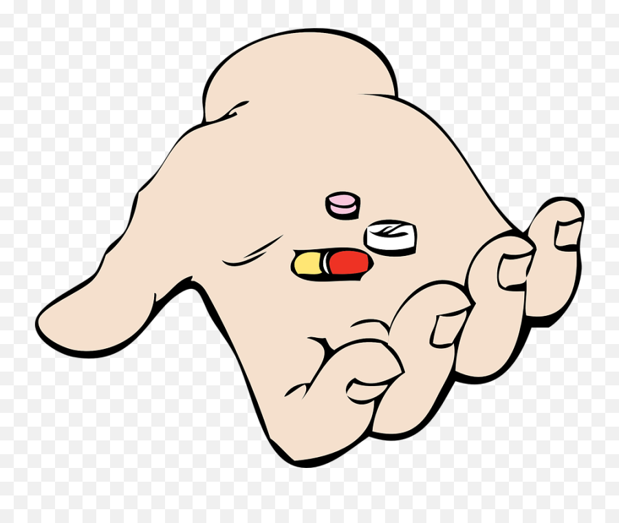Medication Taking Hand - Pills Clip Art Emoji,Nose And Needle Emoji