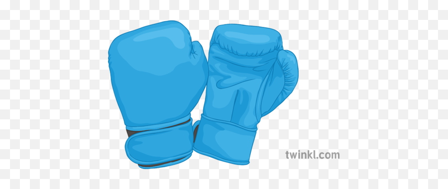 Blue Boxing Gloves Illustration - Boxing Emoji,Boxing Glove Emoji