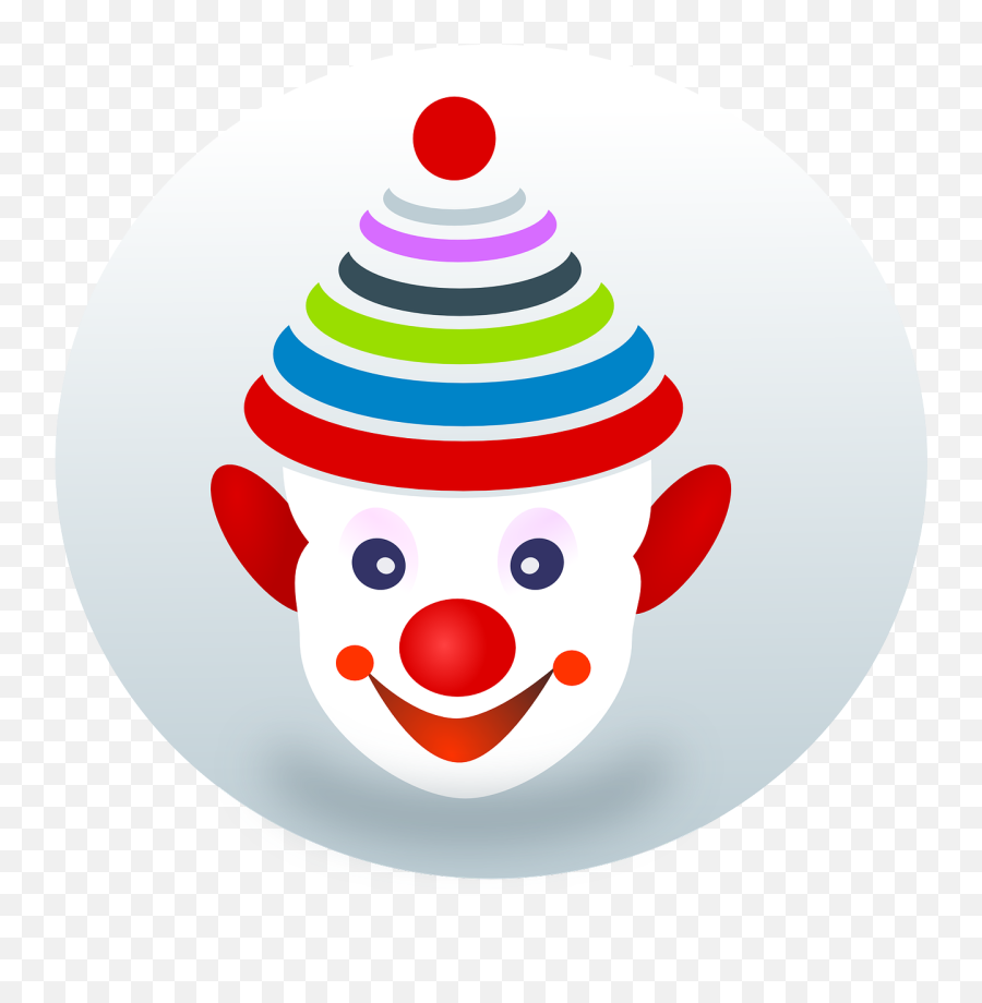 Clown Comedy Face Funny Joker - Joker Cartoon Face Drawing Emoji,Celebration Emoji