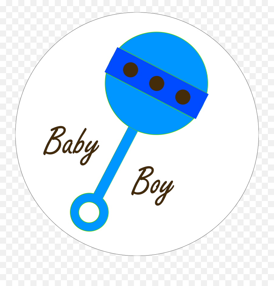 Its A Boy Baby Rattle Clipart Today - Blue Rattles Emoji,Baby Rattle Emoji