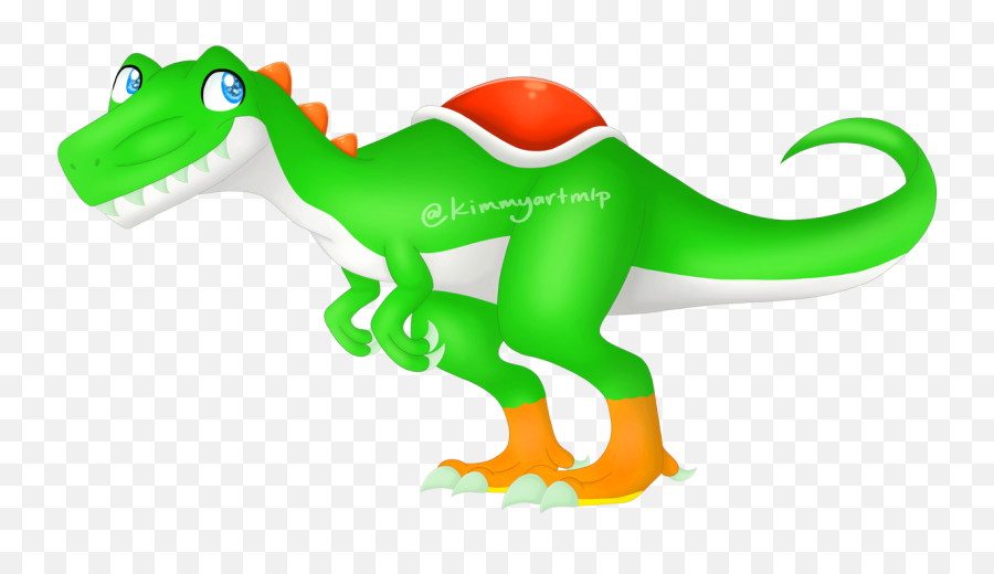 Yoshi T Rex By - Yoshi T Rex Emoji,T Rex Emoji