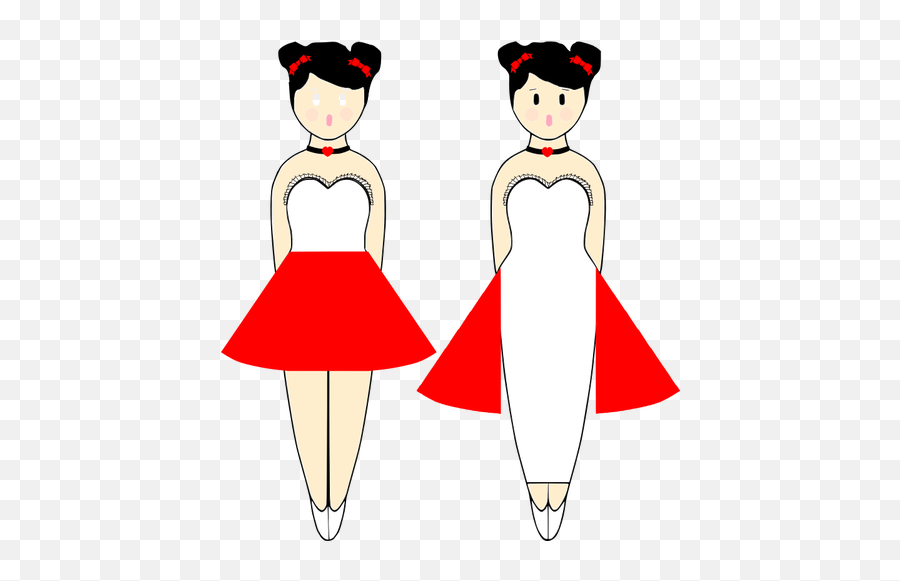 Vector Image Of Ballerinas In Red - Ballet Emoji,Ballerina Emoji Costume