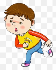 Pain Clipart Abdomen Pain Pain Abdomen - Niño Con Diarrea Dibujo Emoji,Colonoscopy Emoji