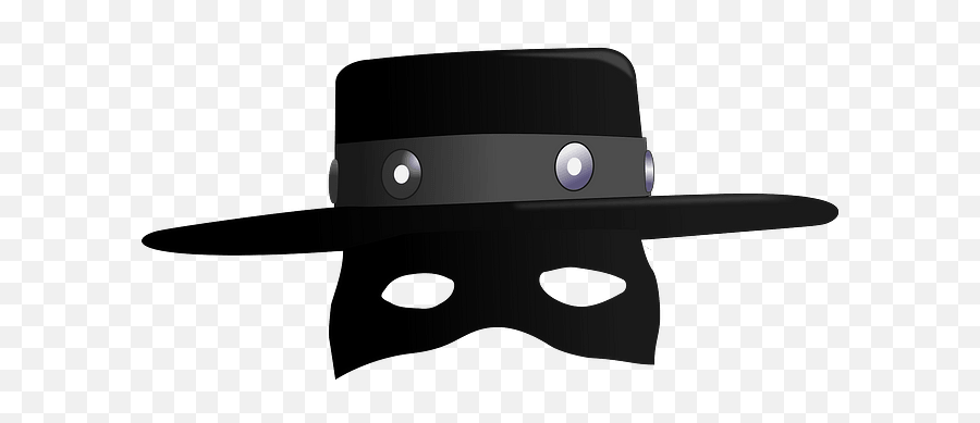 Witch Hat Clipart - Transparent Zorro Mask Png Emoji,Witch Hat Emoji