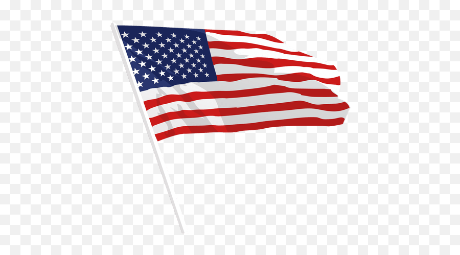 Waving United States Flag - Transparent Png U0026 Svg Vector File Hitch Cover Usa Flag Emoji,America Flag Emoji