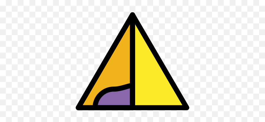 Tent - Triangle Emoji,Tent Emoji