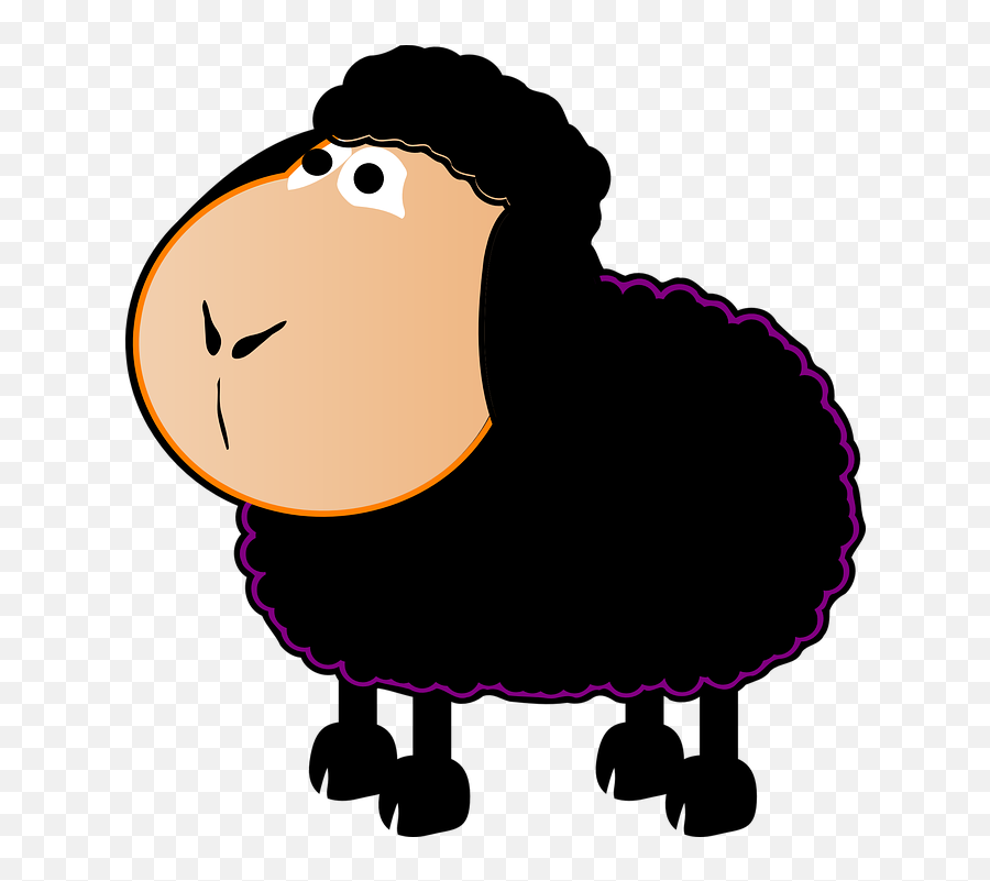 Unforgettable Cliparts Pink Lamb Clipart Black 50 - Baa Baa Black Sheep Clipart Emoji,Lamb Emoji