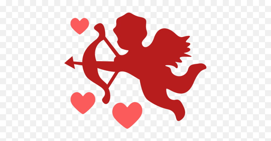 Iconos De Corazones Cupidos Y Figuras De Amor - Imagenes De Cupidos Y Corazones Emoji,Emojis De Amor