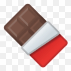 Emoji Chocolate Brown Red White Sweet -