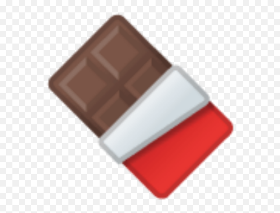Emoji Chocolate Brown Red White Sweet - Chocolate,Chocolate Bar Emoji