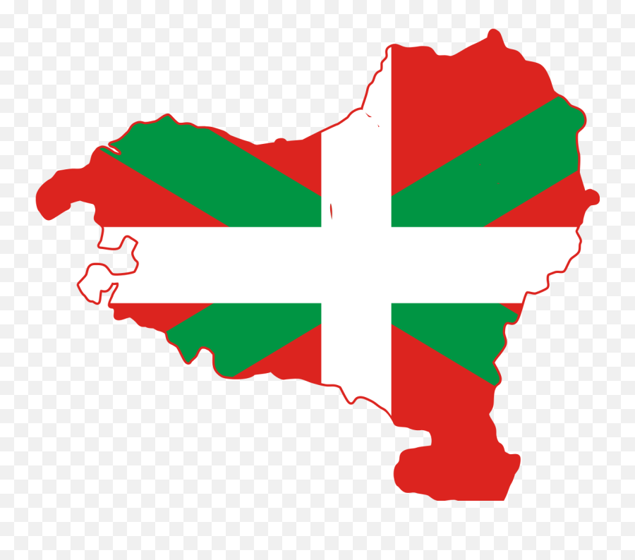 Flag Map Of Basque Country - Basque Country Flag Map Emoji,Country Flag Emoji