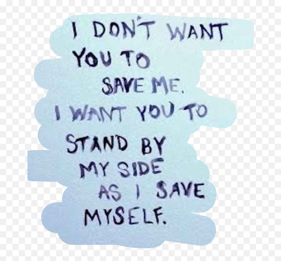 Depressed Depressing Save Myself - Handwriting Emoji,Bipolar Emoji