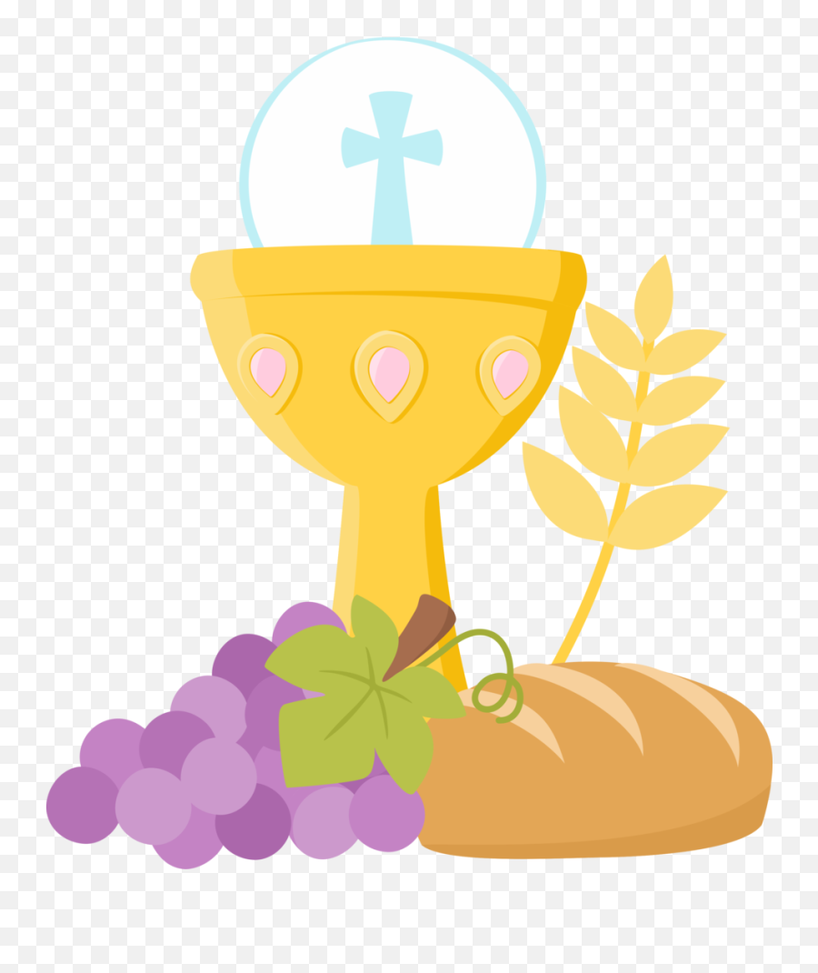 1st Communion Clipart - Imagenes De Primera Comunion Animadas Emoji,Bread Trophy Emoji