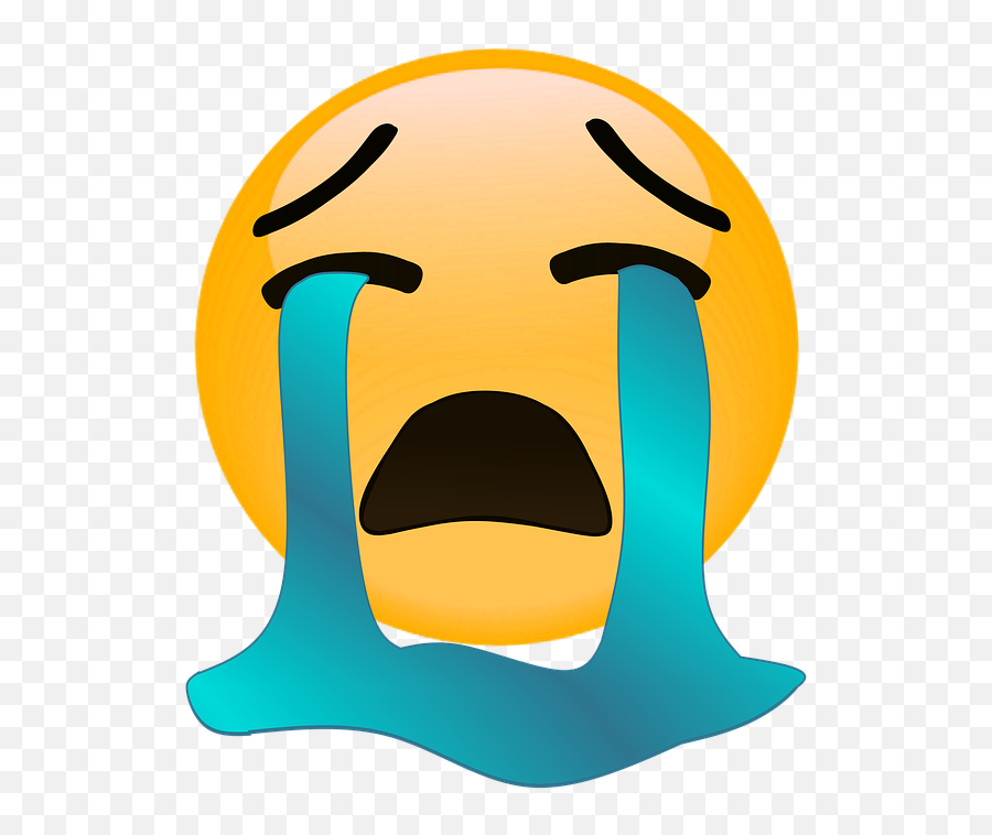 Smiley Emoji Mourning Sad Crying Tears - Clip Art,Buildings Emoji