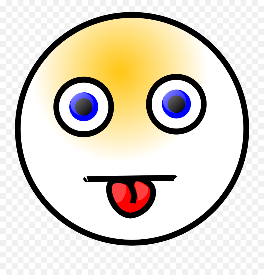 Smiley With Tongue Out Svg Vector Smiley With Tongue Out - Smiley Emoji,Stick Man Emoticons