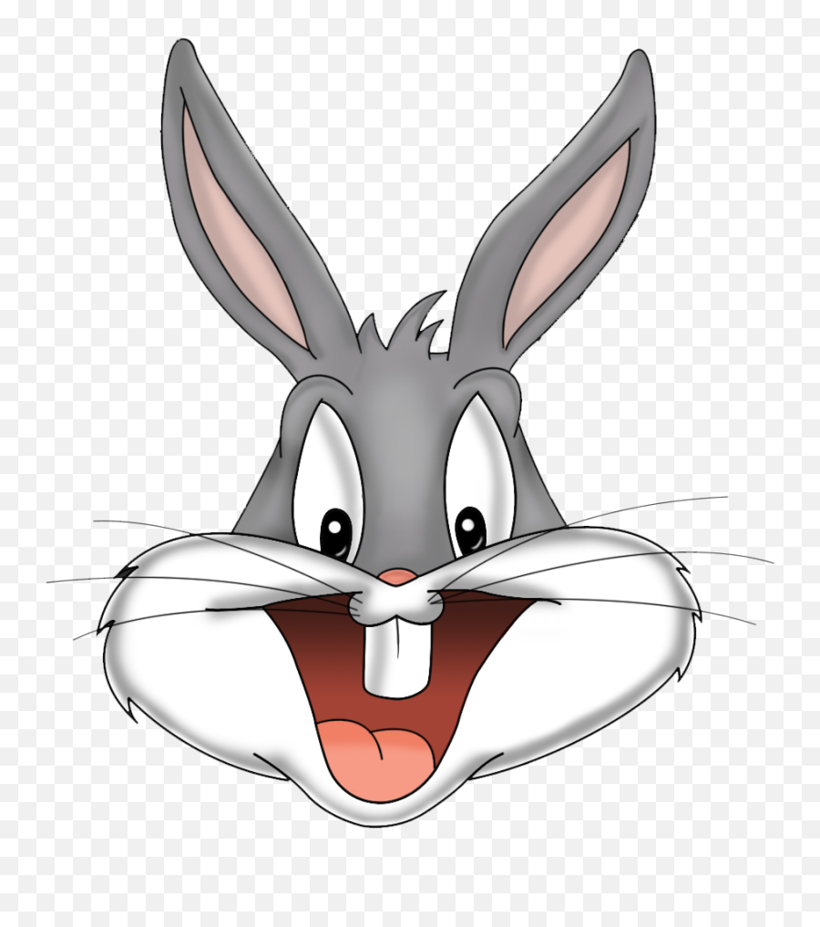 Download Hare Domestic Bugs Rabbit Easter Bunny Clipart Png - Bugs Bunny Png Cara Emoji,Easter Bunny Emoticon