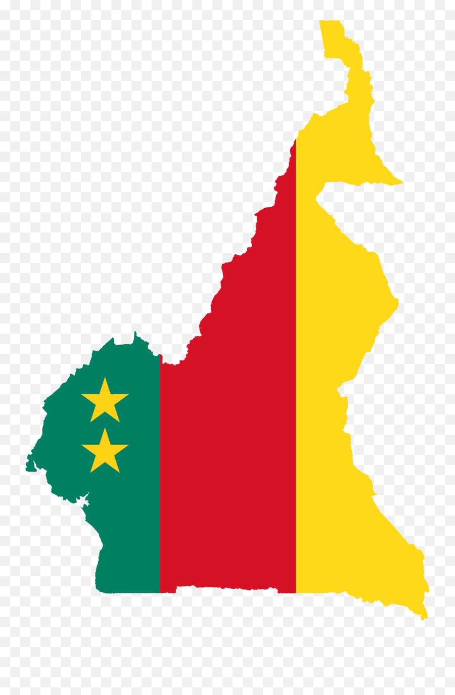 Cameroon - Transparent Cameroon Map Png Emoji,Cameroon Flag Emoji