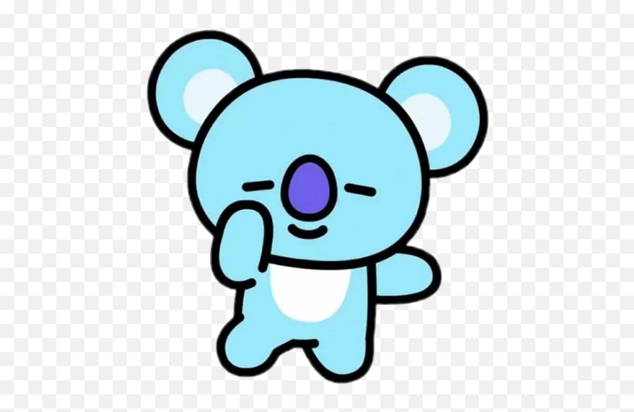 Stiker Koya Bt21 Bts Sticker By One It In 2020 - Koya Bt21 Sticker Emoji,Bt21 Emoji