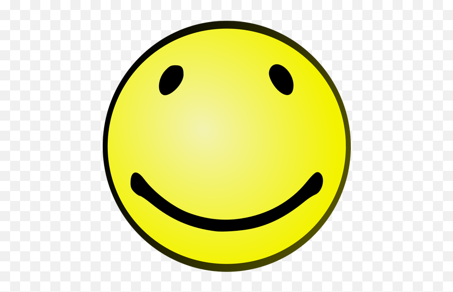 Vector Illustration Of Oval Smiley Face - Expression Smileys Illustrations Emoji,Smiley Face Emoji