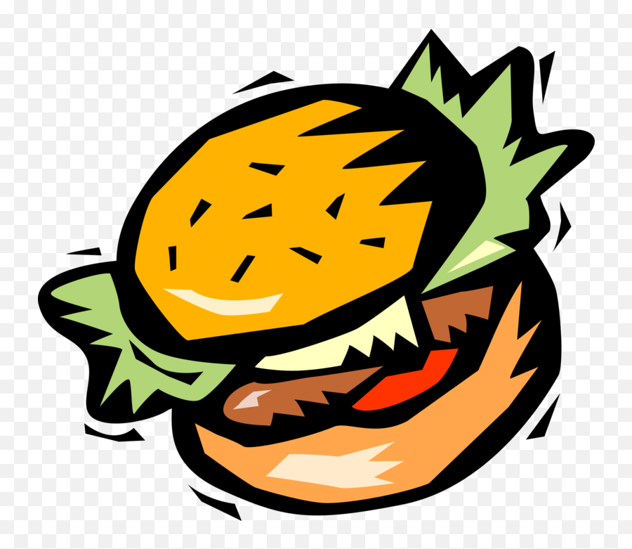 Hamburger Burger Meal - Vector Image Real World Inequalities Worksheet Emoji,Burger Emoticon