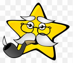 Clipart Stars Cartoon - Old Emoji