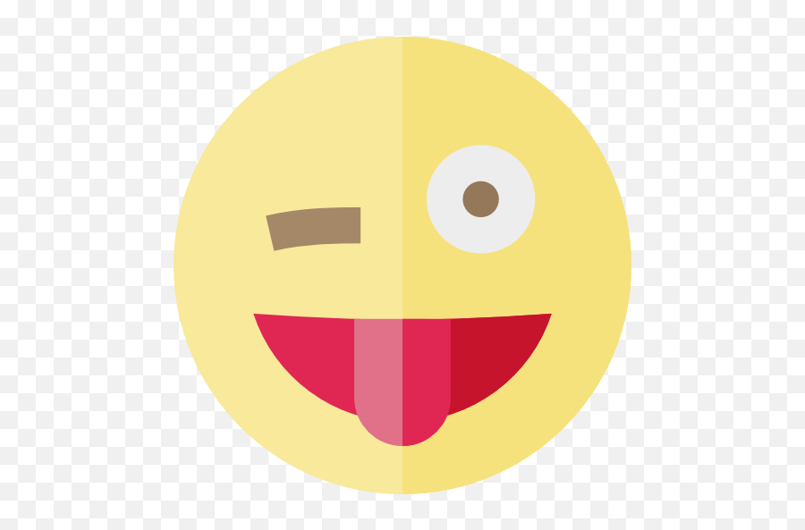 Wink Tongue Emoticons Emoji Feelings Smileys Icon - Smiley,Emoji Wink