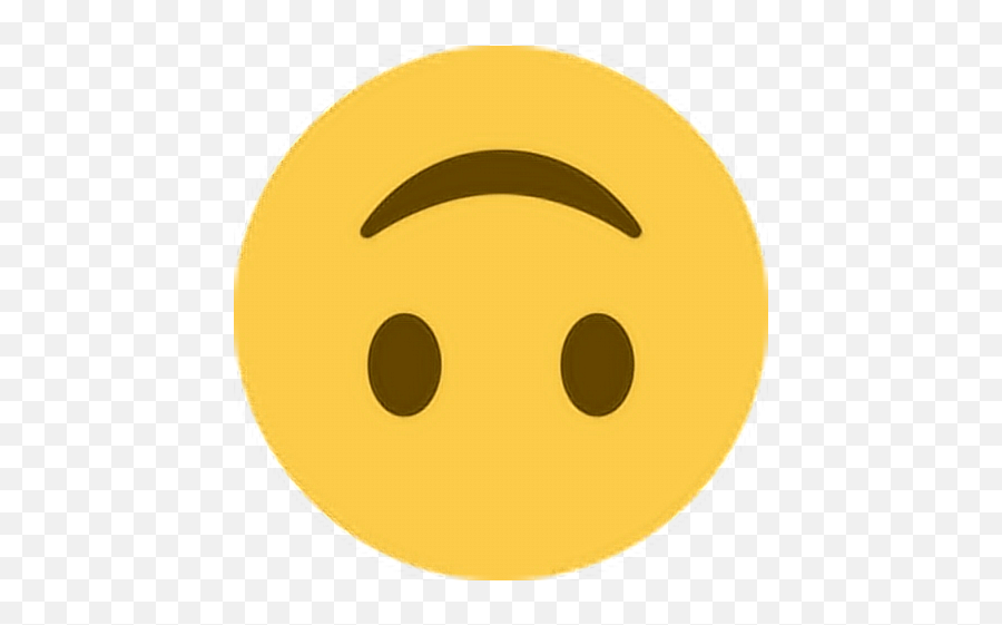 Upsidedown Smile Happy Emoji Emoticon Face Expression - Upside Down Emoji Twitter,Upside Down Emoji