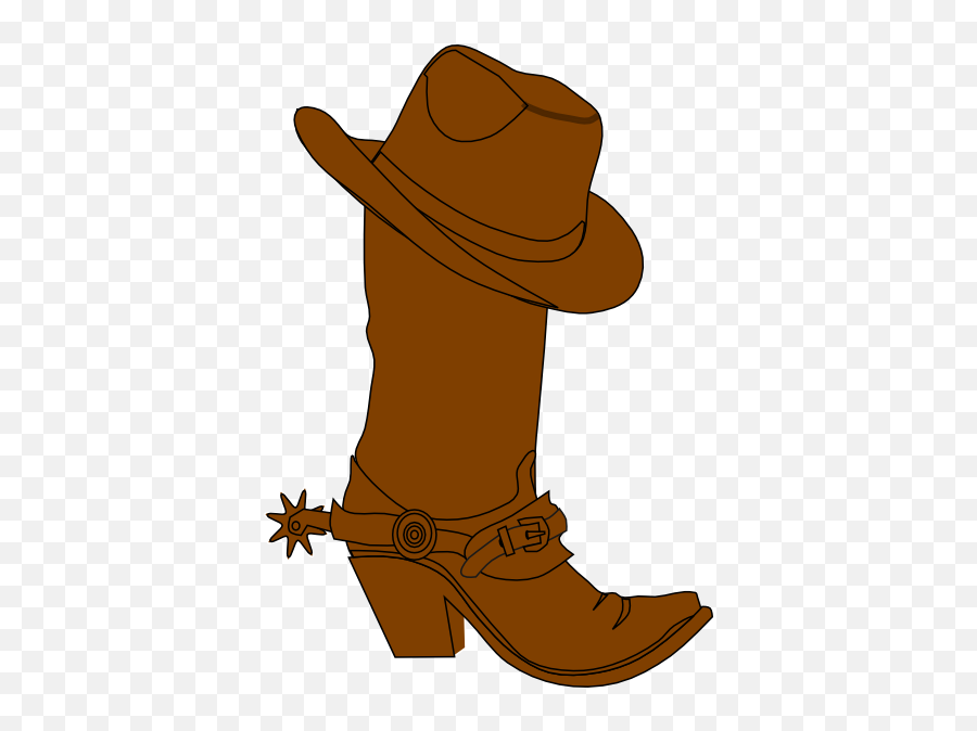 24586 Hat Free Clipart - Cowboy Hat And Boot Emoji,Cowboy Boot Emoji