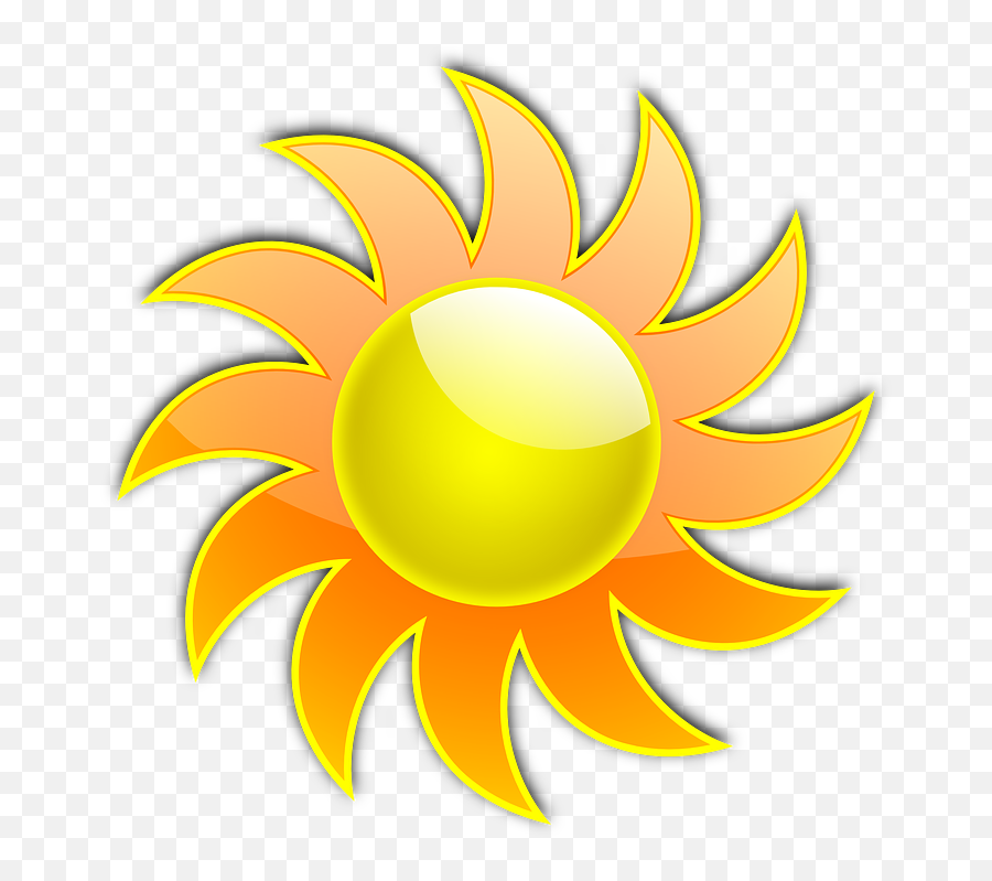 Sunshine Sun Heat - Clip Art Emoji,Sun Fire Emoji
