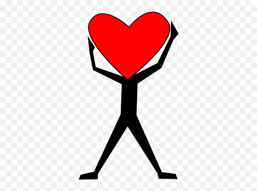 Heart Man - Person With A Heart Clipart Emoji,Symbols For Emotions