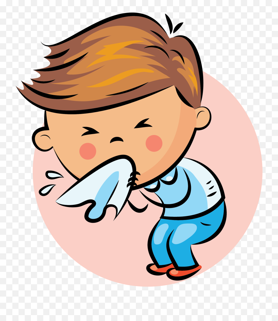 Sneeze Clipart - Sneezing Clipart Png Emoji,Sneeze Emoticon