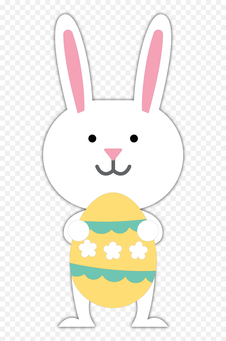 Easter Egg With Bunny - Cartoon Emoji,Bunny Egg Emoji