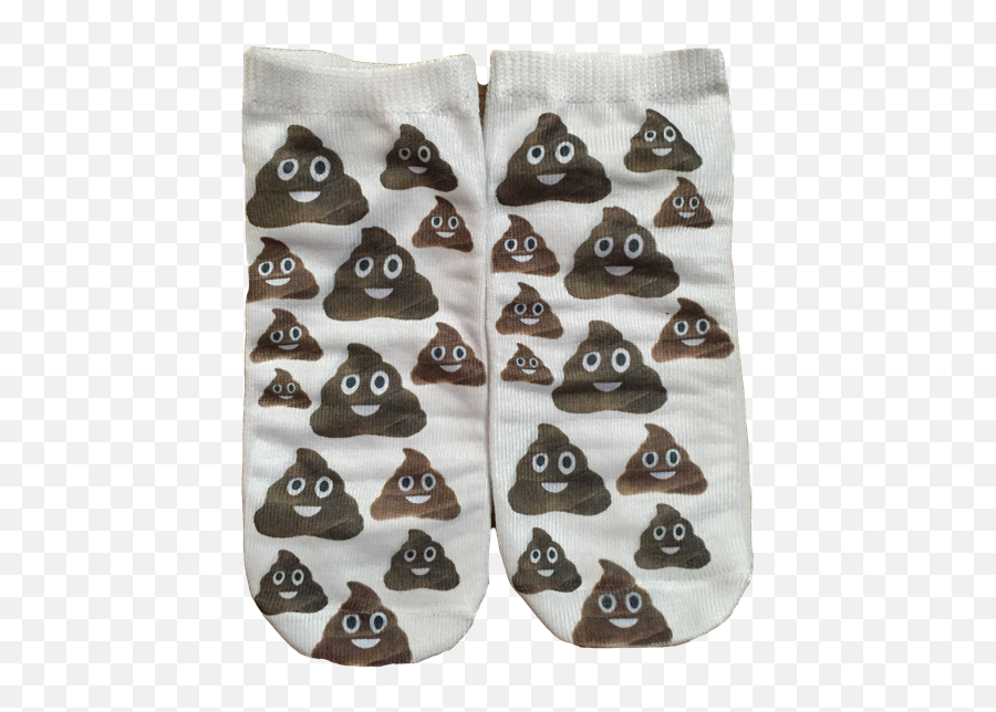 Poop Emoji Socks - Great Grey Owl,Emoji Socks